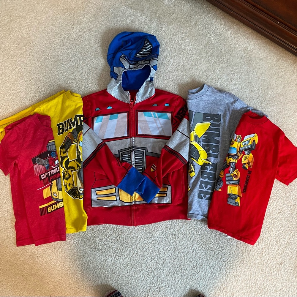 Boys Transformers Shirt Lot
